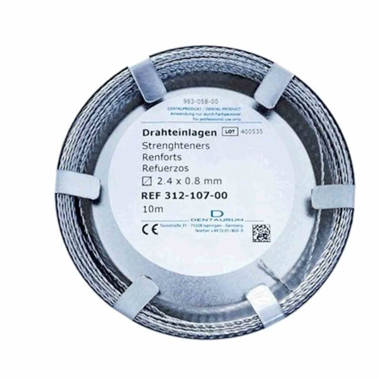 Drahteinlagen 2,4x0,8mm 10m