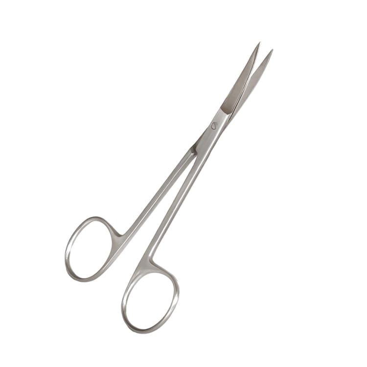 Iris Scissors, Curved, Length = 11.5 cm
