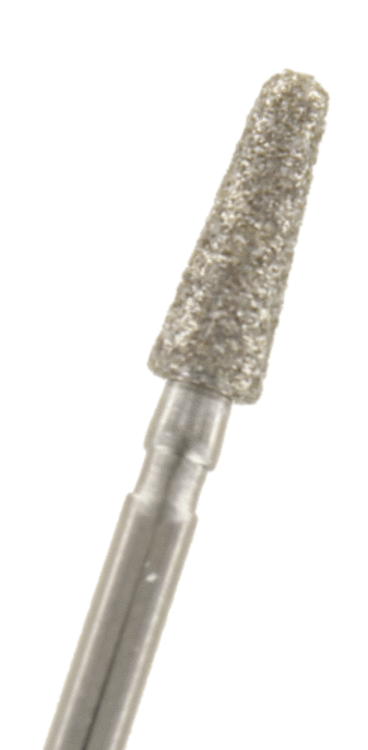 Diamant konisch rund Körnung: Blau (standard, 1 Packung á 5 Stück)