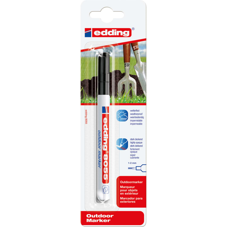 edding outdoor marker 8055 1-2 mm black