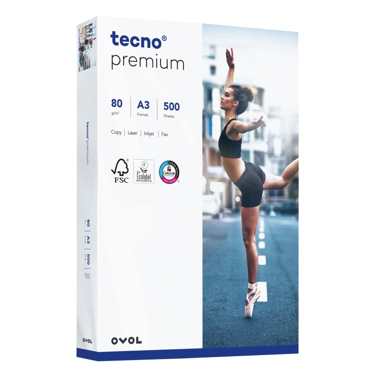 inapa tecno copy paper Premium A3 80 g 500 sheets