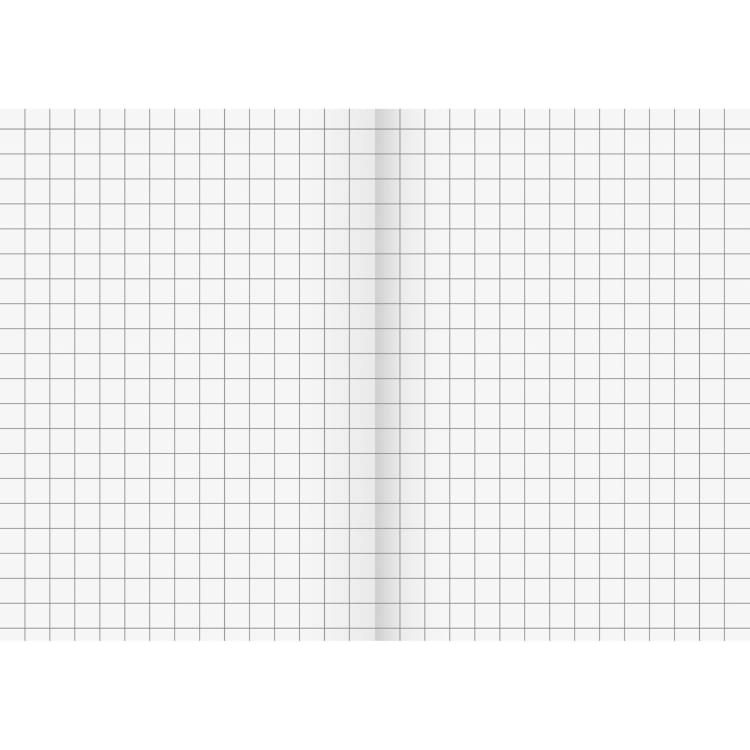 Brunnen exercise book A5 ruling Lin 7 16 sheets squared