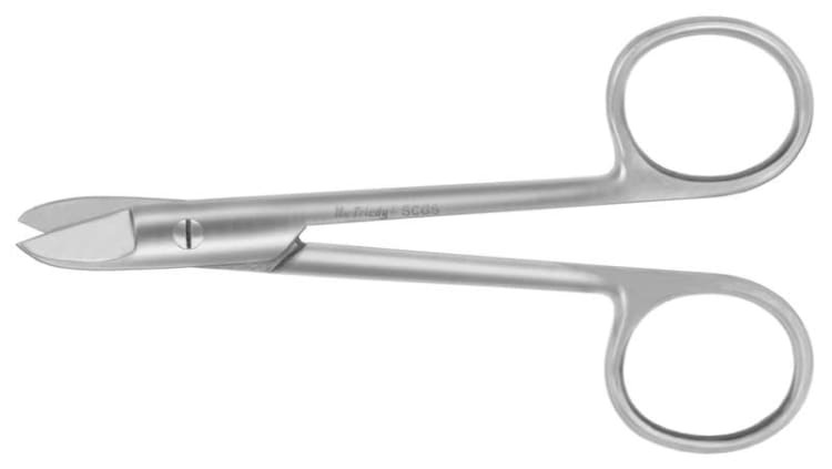 Scissors Crown GoldStraight 12cm