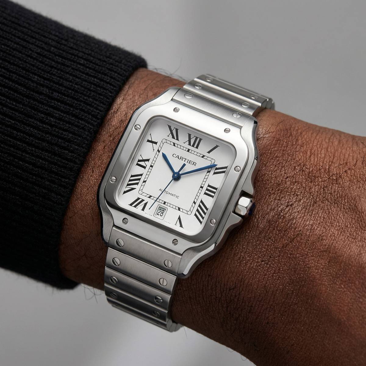 Cartier Santos Automatic Steel  view 3