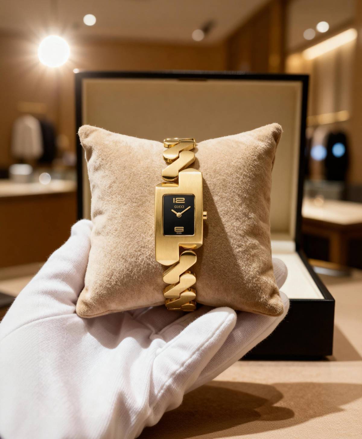 Gucci Twirl Gold Bracelet Watch - view 1