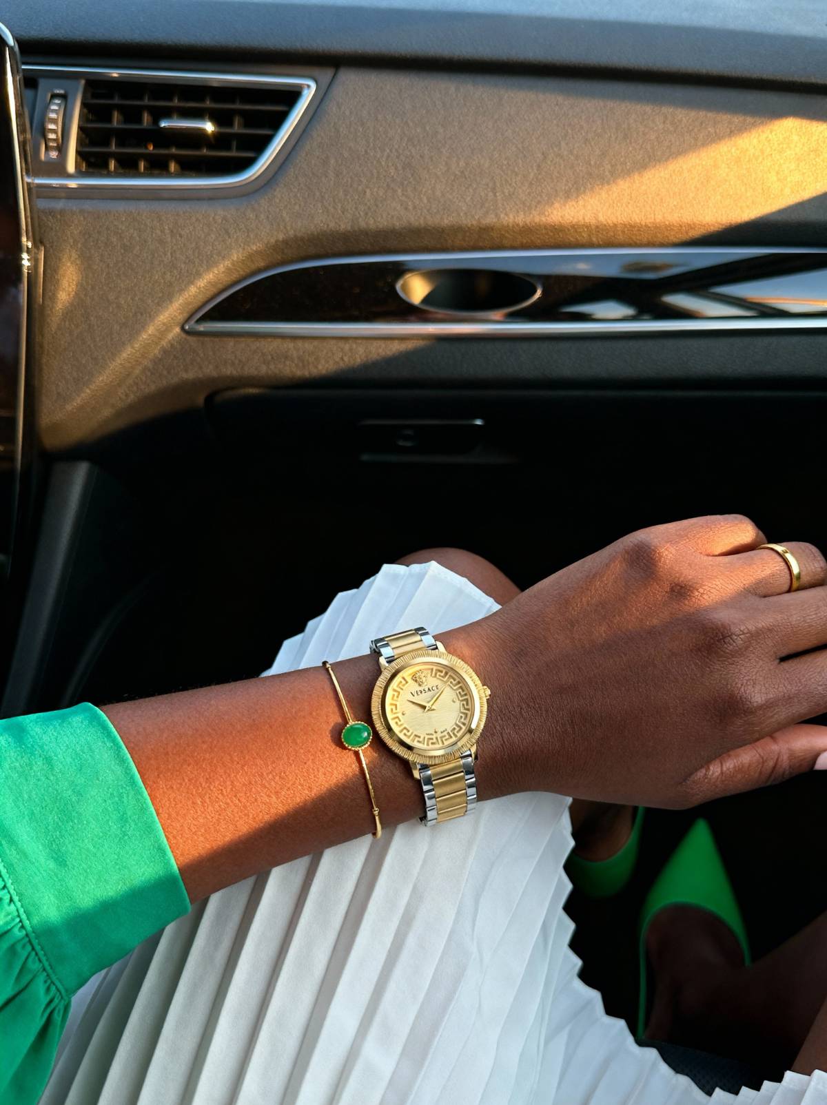 Versace Greca Glory Gold Watch view 2