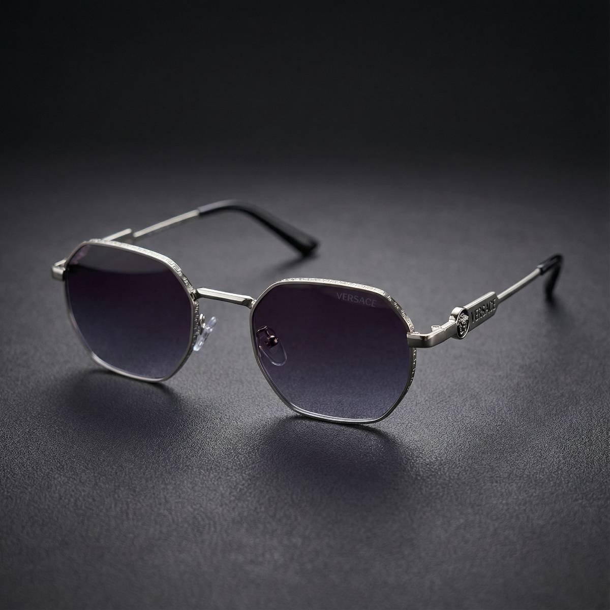 Versace Medusa Geometric Sunglasses view 2