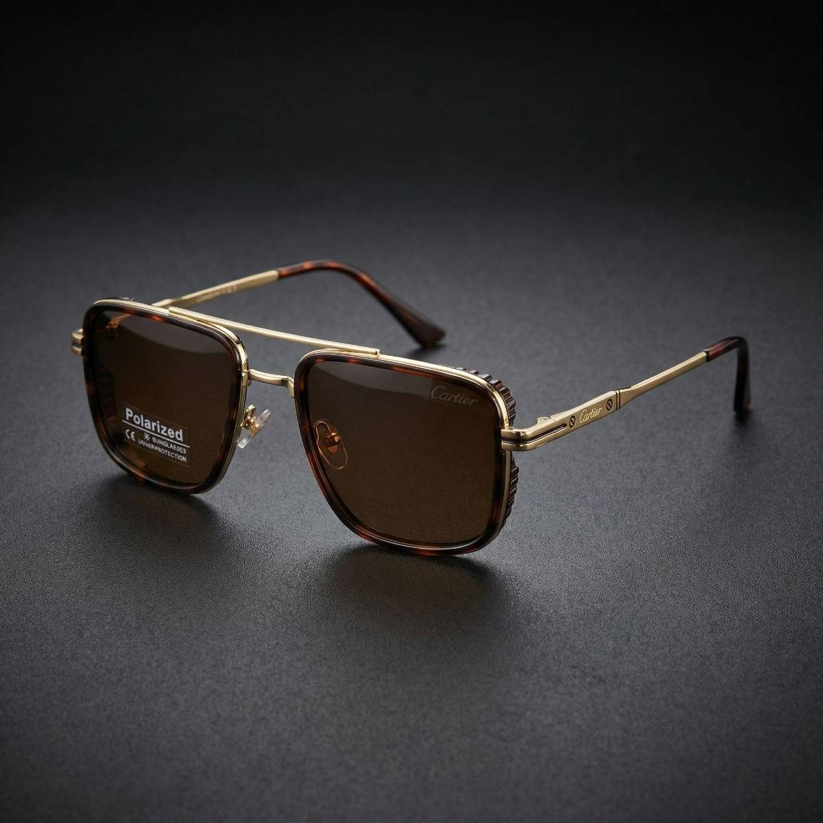 Cartier Polarized Aviator Sunglasses view 2