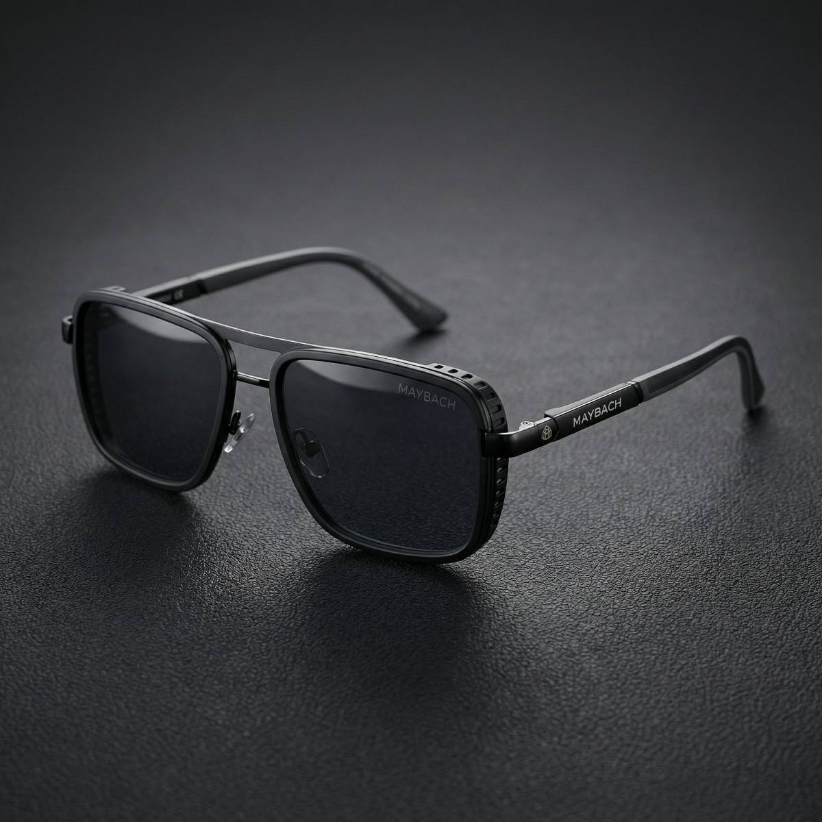 Maybach Eyewear Black Aviator Sunglasses1 view 2