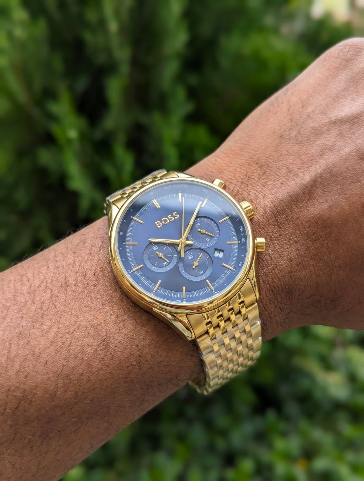 BOSS Gregor Gold Chronograph view 2