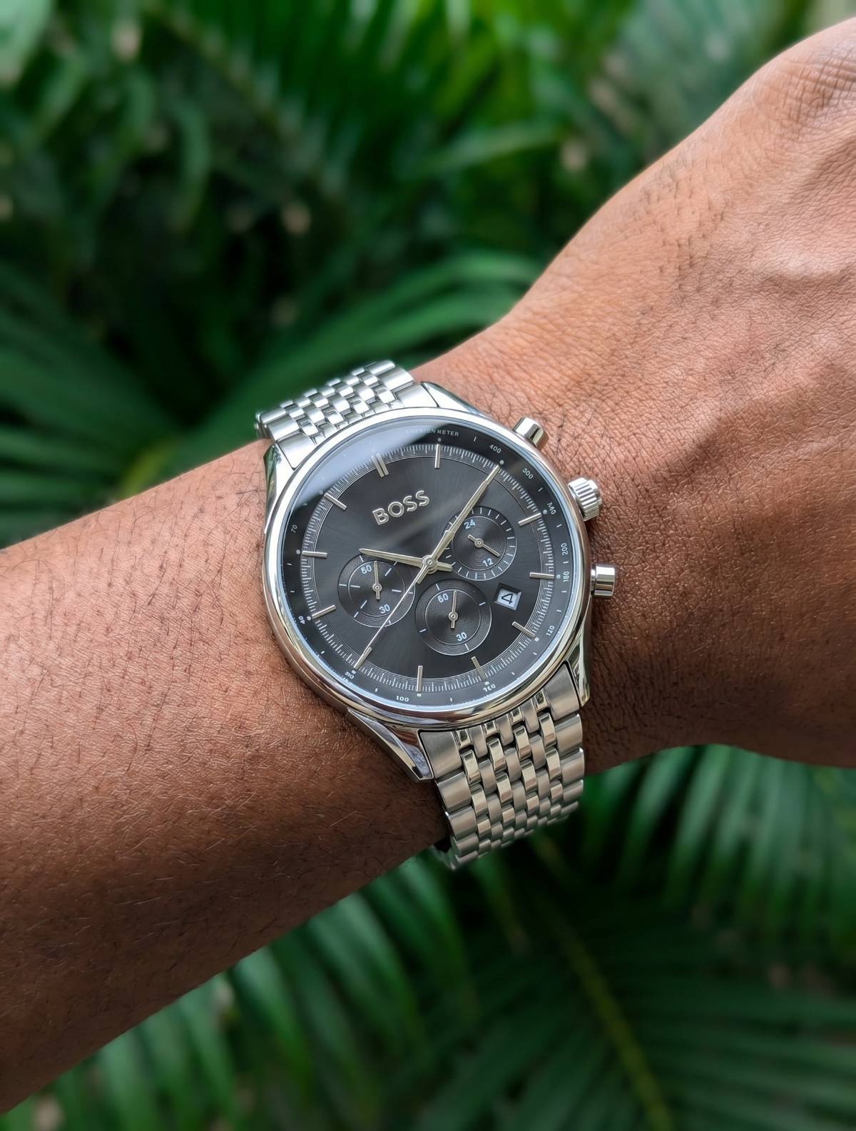 BOSS Gregor silver,BD Chronograph view 2
