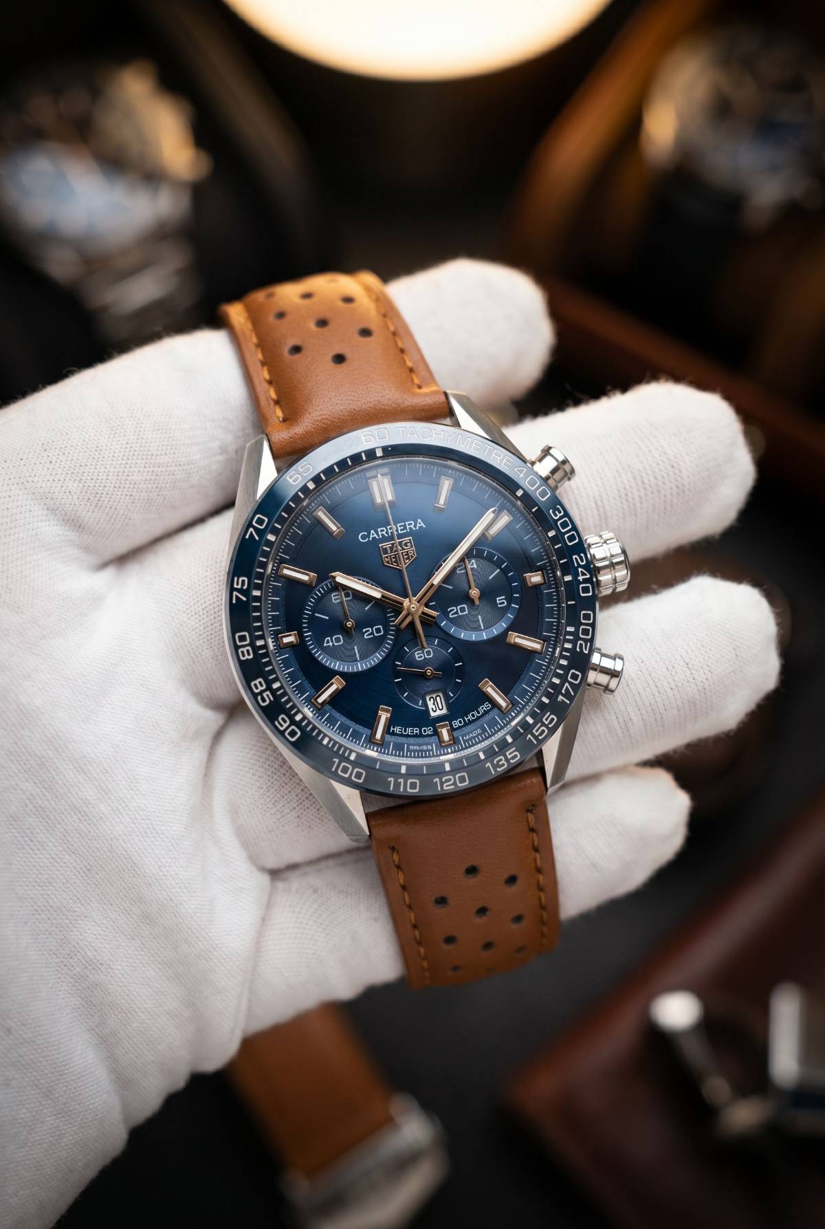 TAG Heuer Carrera Chronograph S-BROWN view 1
