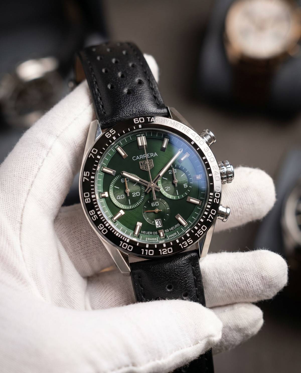 TAG Heuer Carrera Chronograph S-BLACK view 1