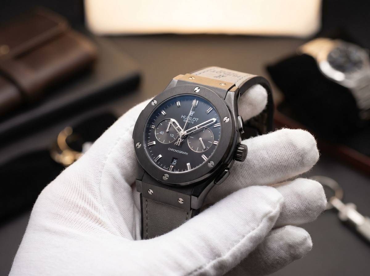 Hublot Classic Fusion Chronograph Grey-B view 1