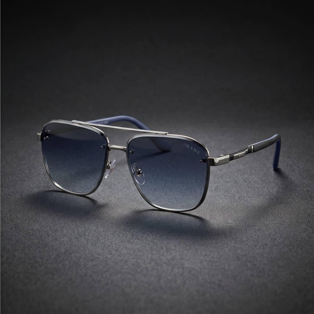 Prada Aviator Blue Gradient Sunglasses view 2