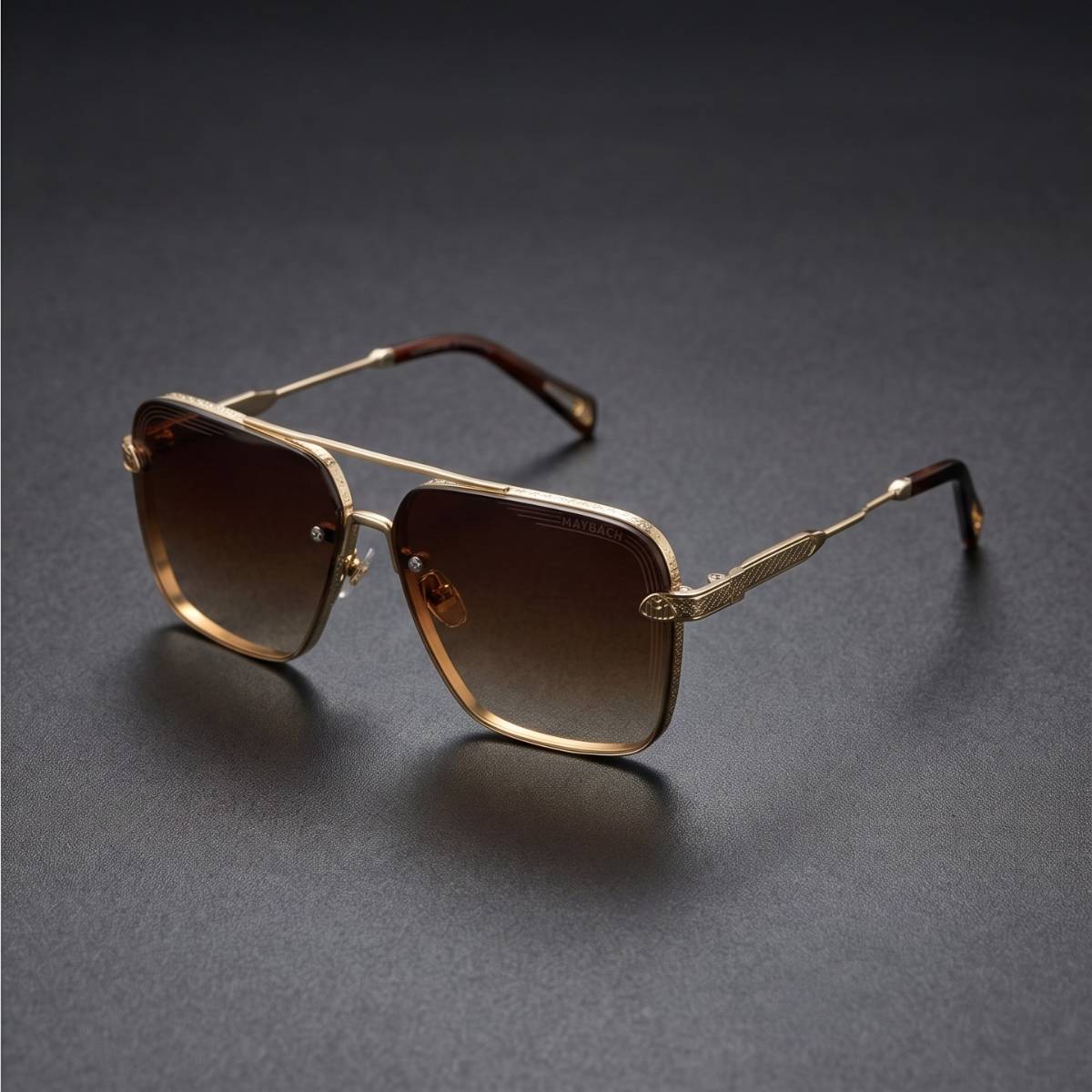Maybach Eyewear Gold Aviator Sunglasses G-B view 2