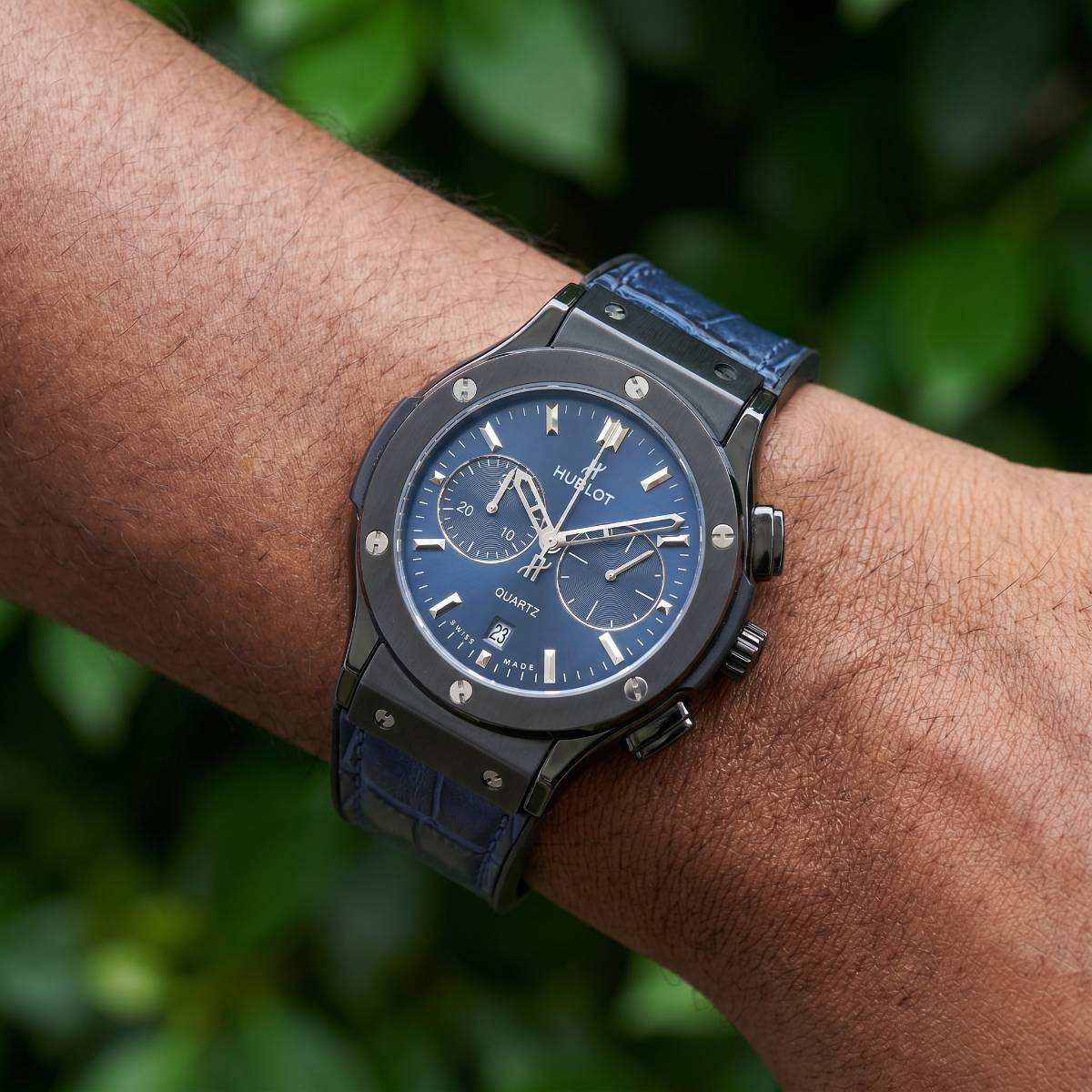 Hublot Classic Fusion Blue Ceramic view 2