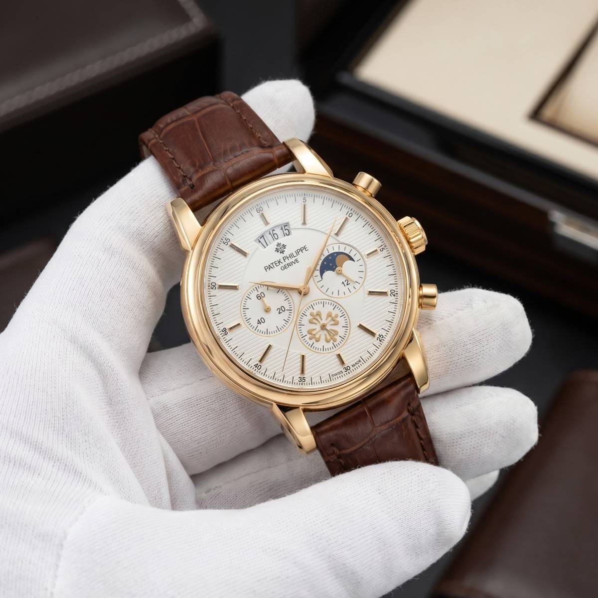 Patek Philippe Grand Complications Chronograph G-brown view 1