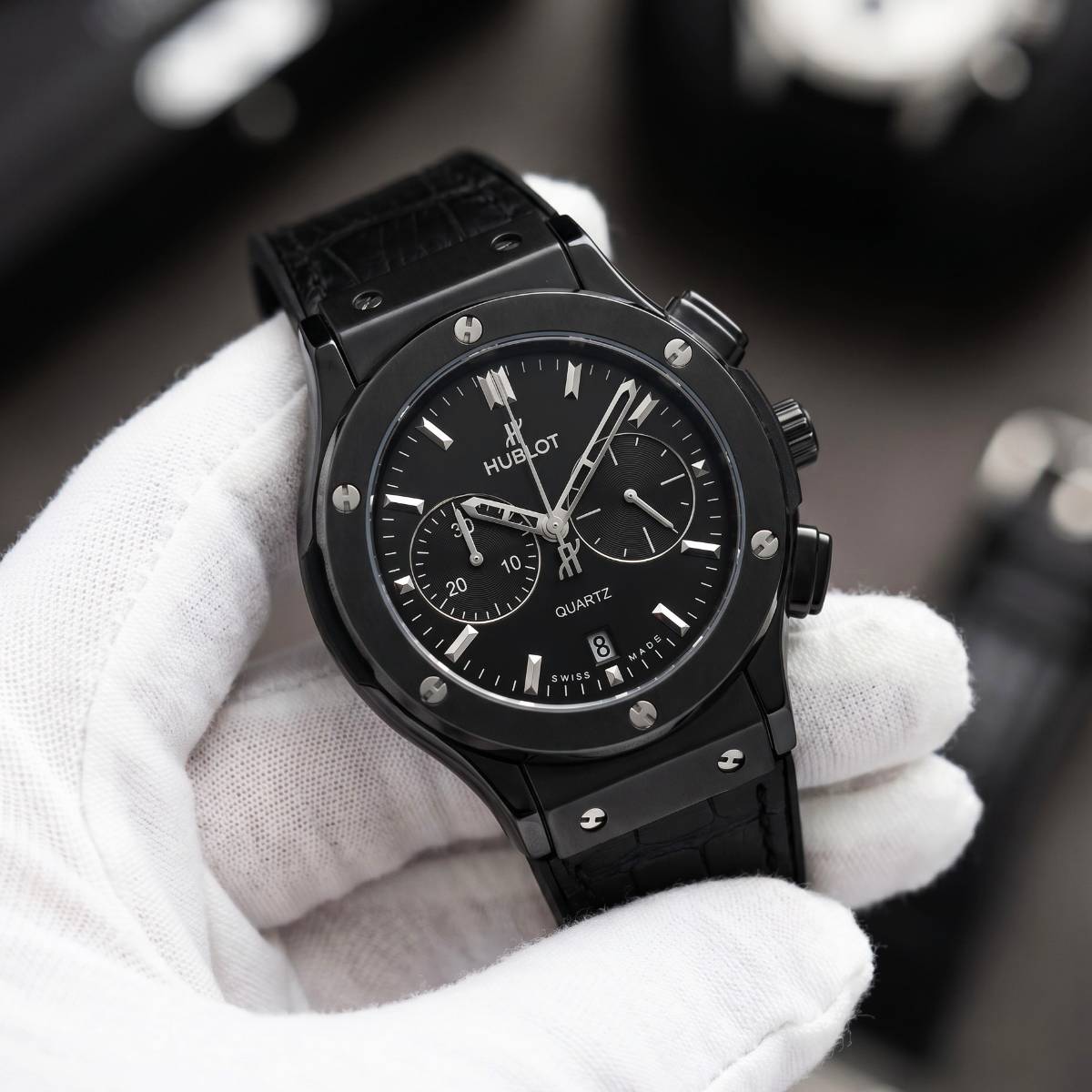 Hublot Classic Fusion Black Ceramic view 1