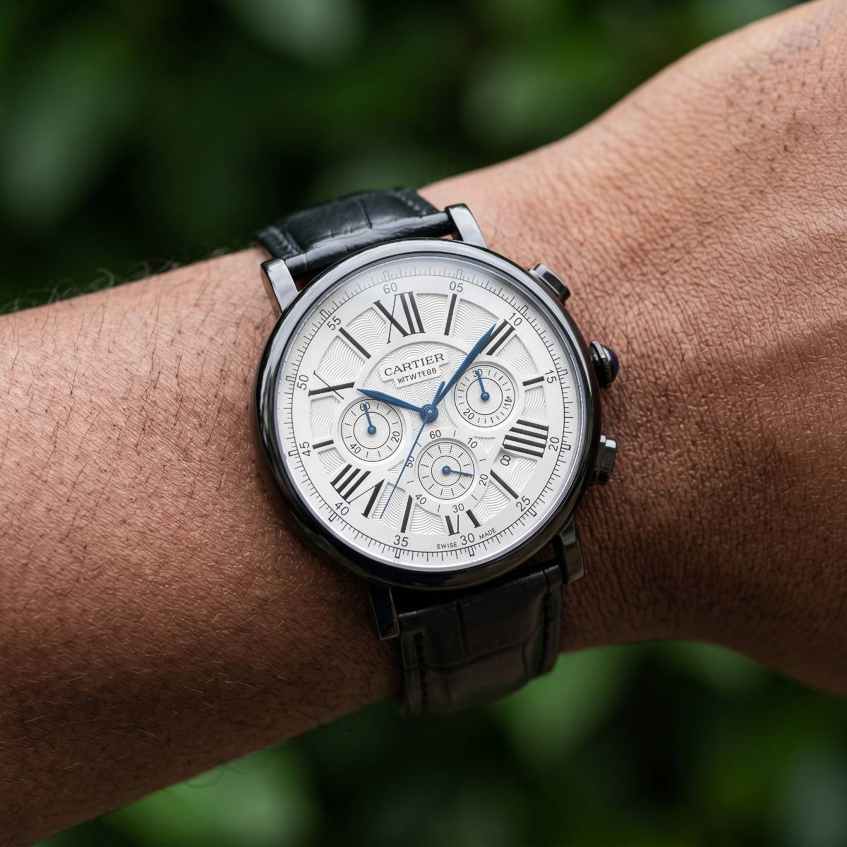 Cartier Rotonde Chronograph Watch view 2