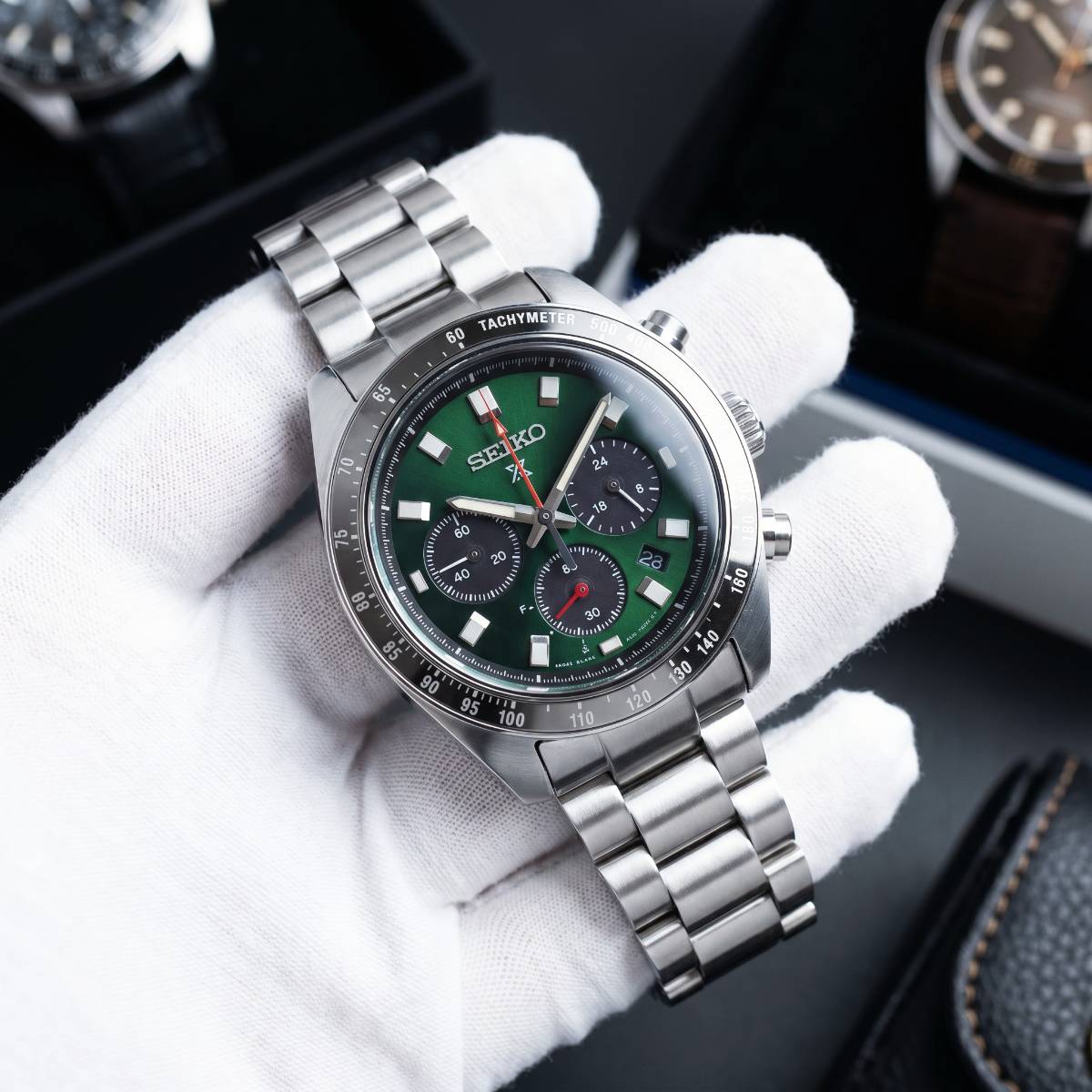 Seiko Prospex Speedtimer Chronograph G-S view 1