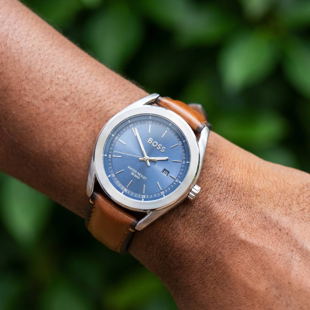 Hugo Boss Blue Dial Watch view 2