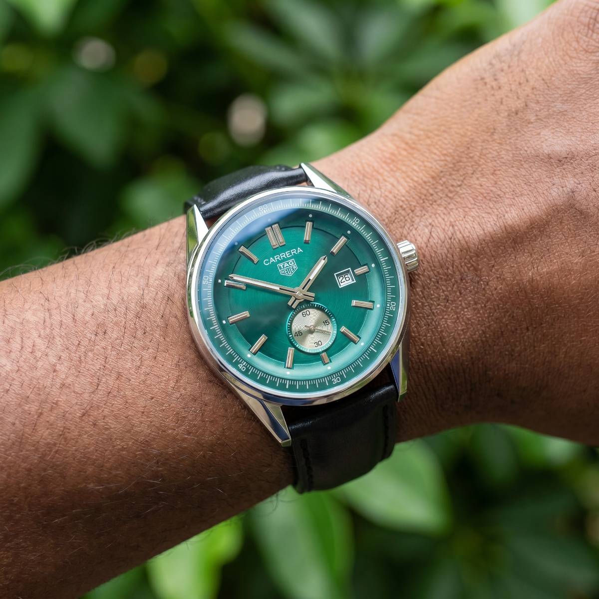 TAG Heuer Carrera Green Dial view 2