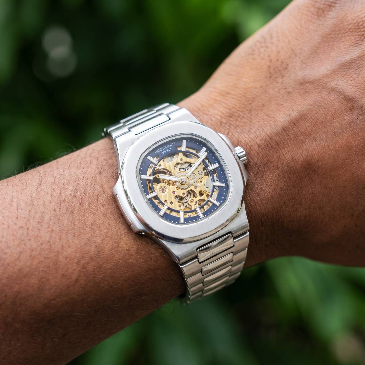 Patek Philippe Nautilus Skeleton B-SILIVER view 2