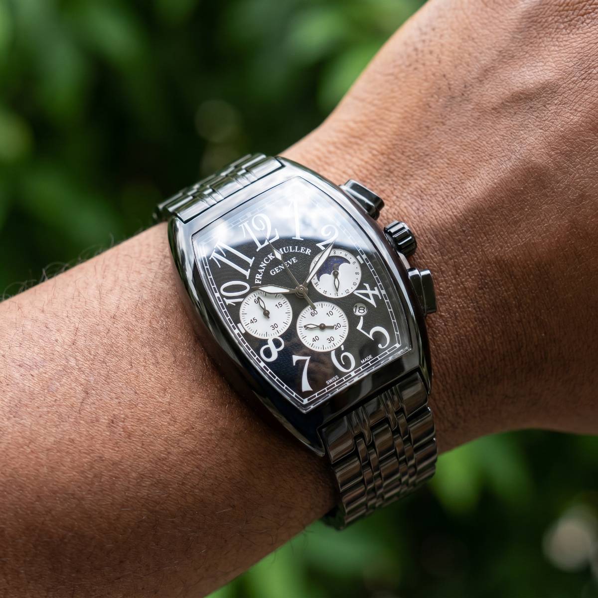 Franck Muller Cintree Curvex Chronograph BLACK view 2