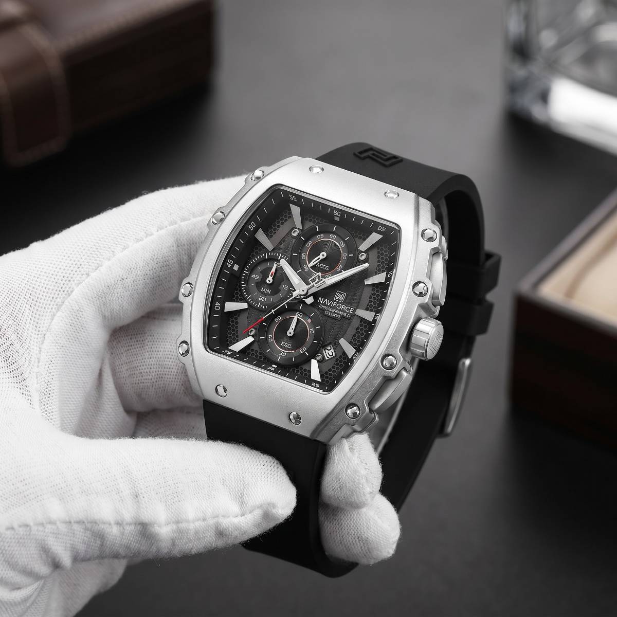 Naviforce Chronograph Sport Watch WHITE-B - view 1