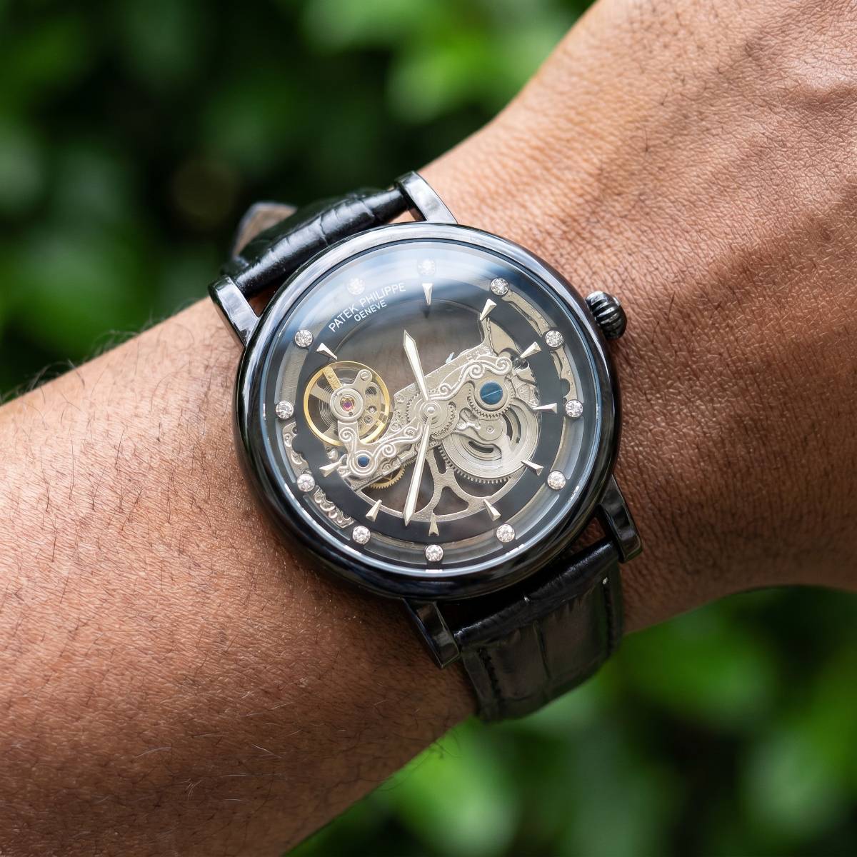 Patek Philippe Skeleton Tourbillon BLACK view 2