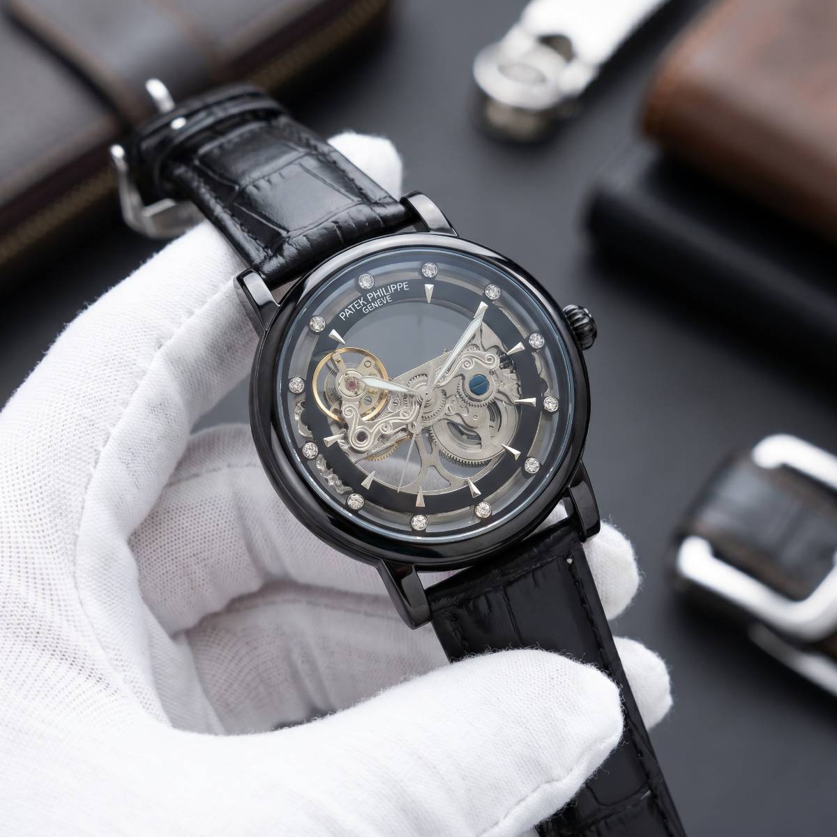 Patek Philippe Skeleton Tourbillon BLACK view 1