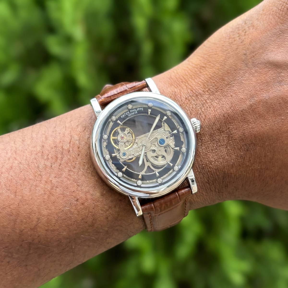Patek Philippe Skeleton Tourbillon BROWN view 2