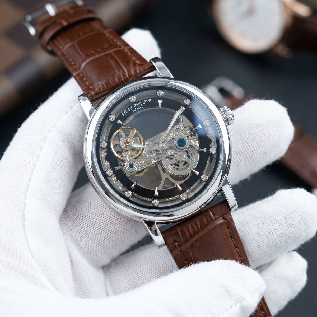 Patek Philippe Skeleton Tourbillon BROWN view 1