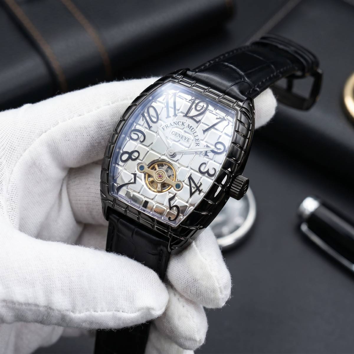 Franck Muller Cintree Curvex Tourbillon W-BLACK - view 1