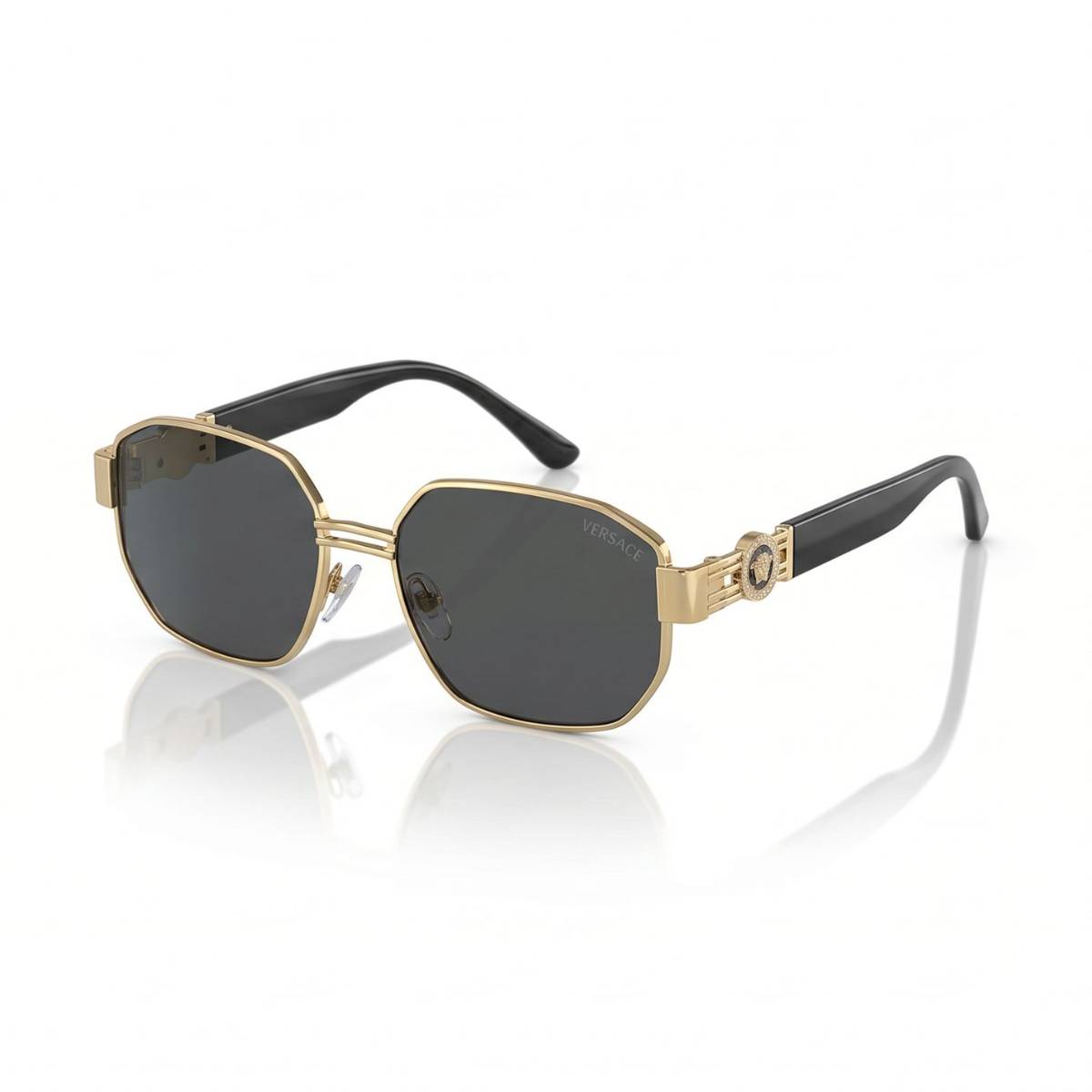Versace Medusa Geometric Sunglasses