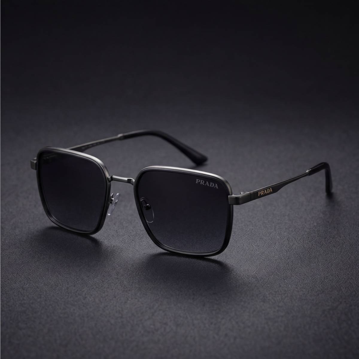 Prada Square Metal Sunglasses view 2