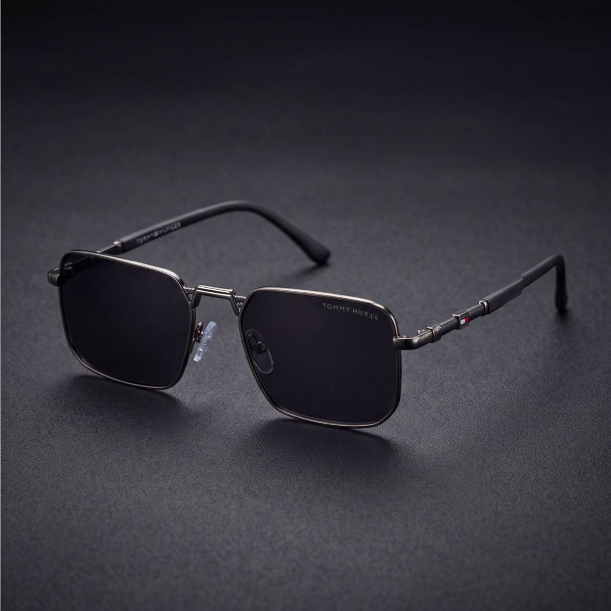 Tommy Hilfiger Square Metal Sunglasses view 2