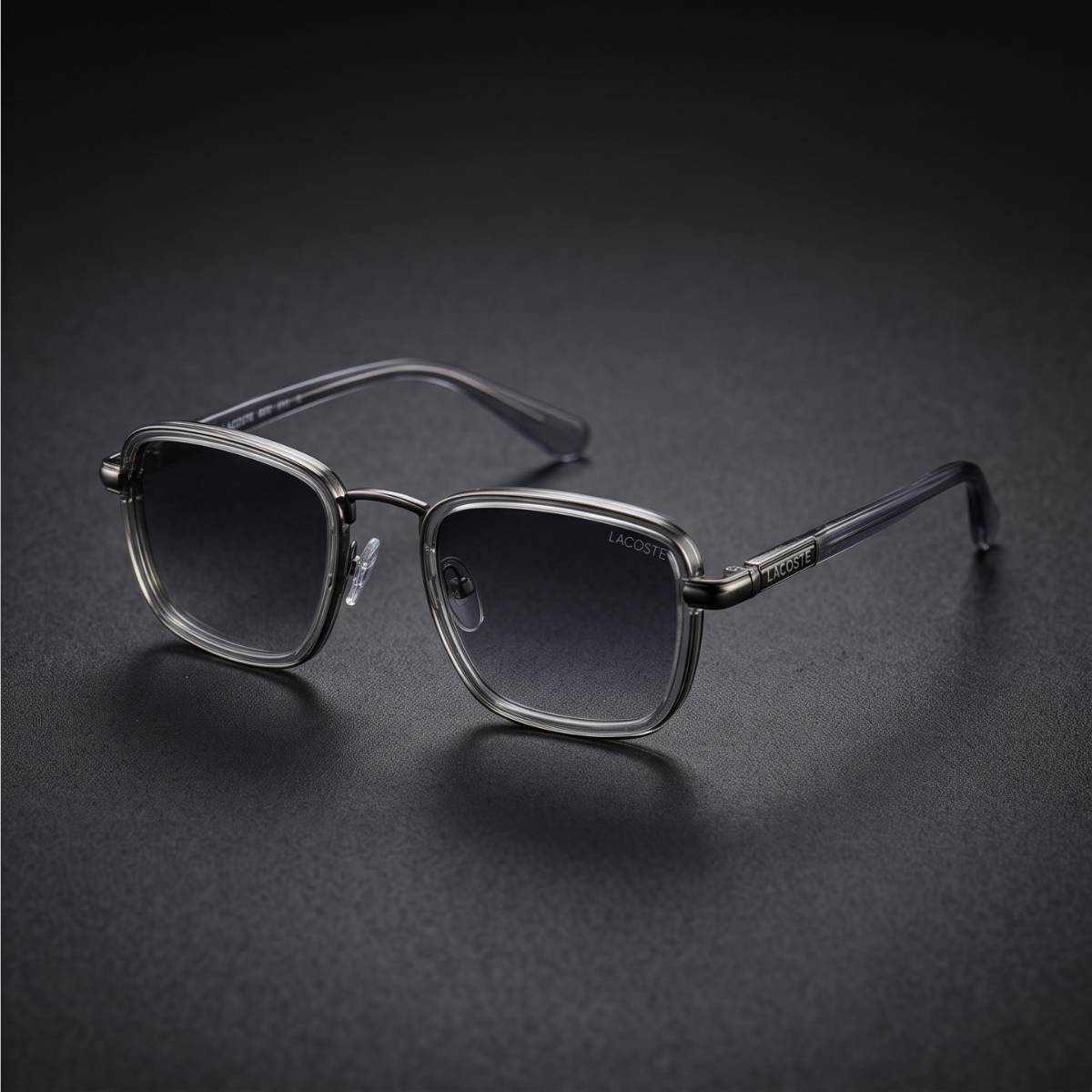 Lacoste Square Navigator Sunglasses GREY view 2