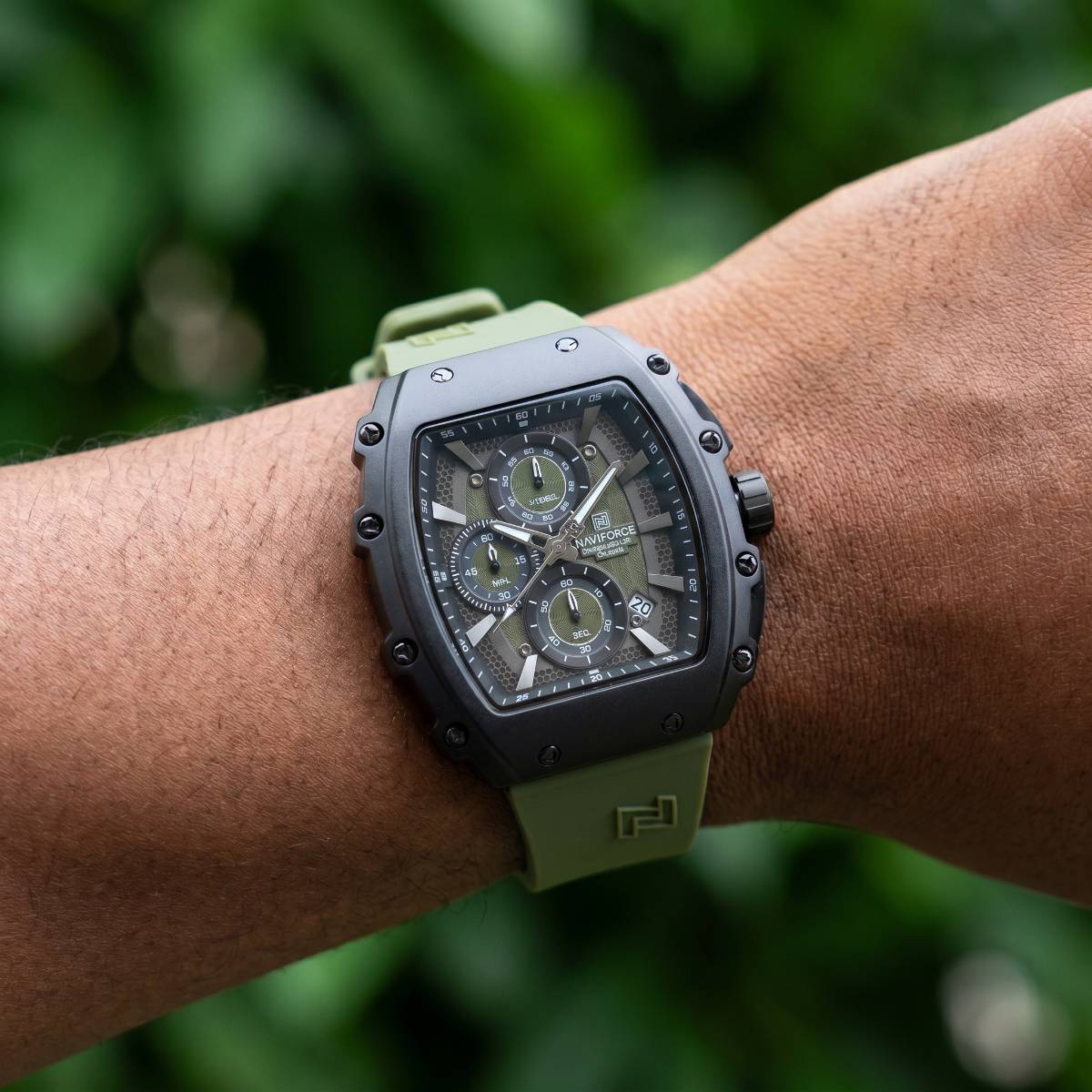 Naviforce Chronograph Sport Watch GREEN view 2