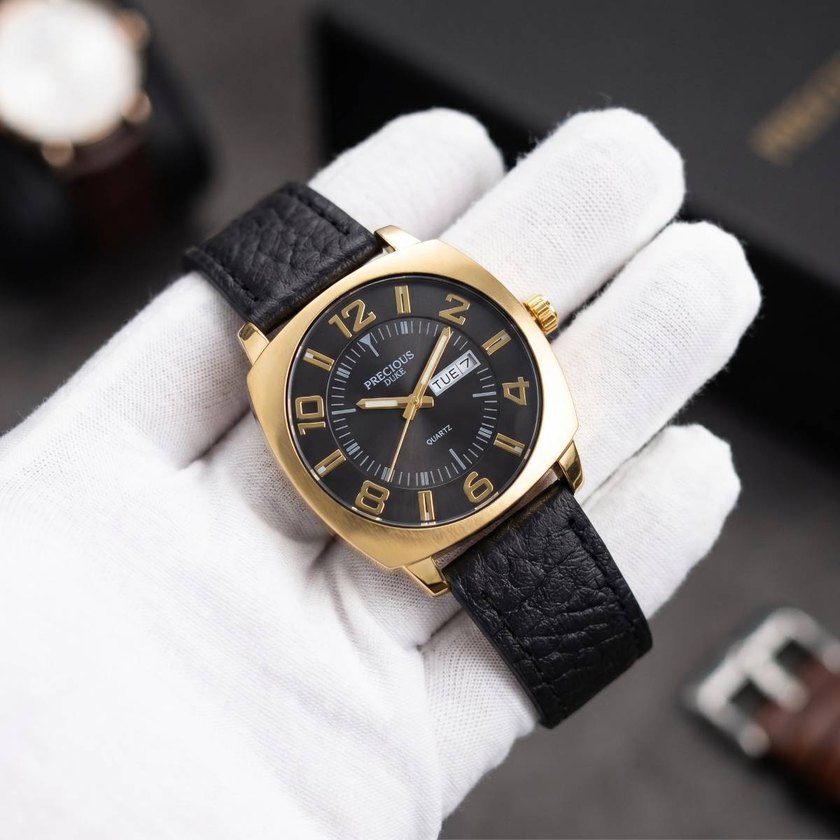 Precious Duke Black Gold Watch - view 1