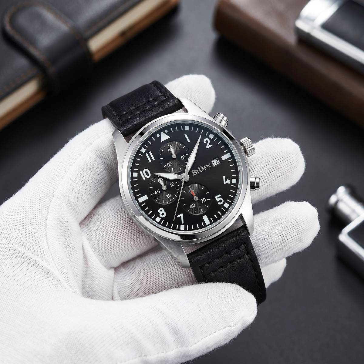 Biden Pilot Chronograph Watch - view 1