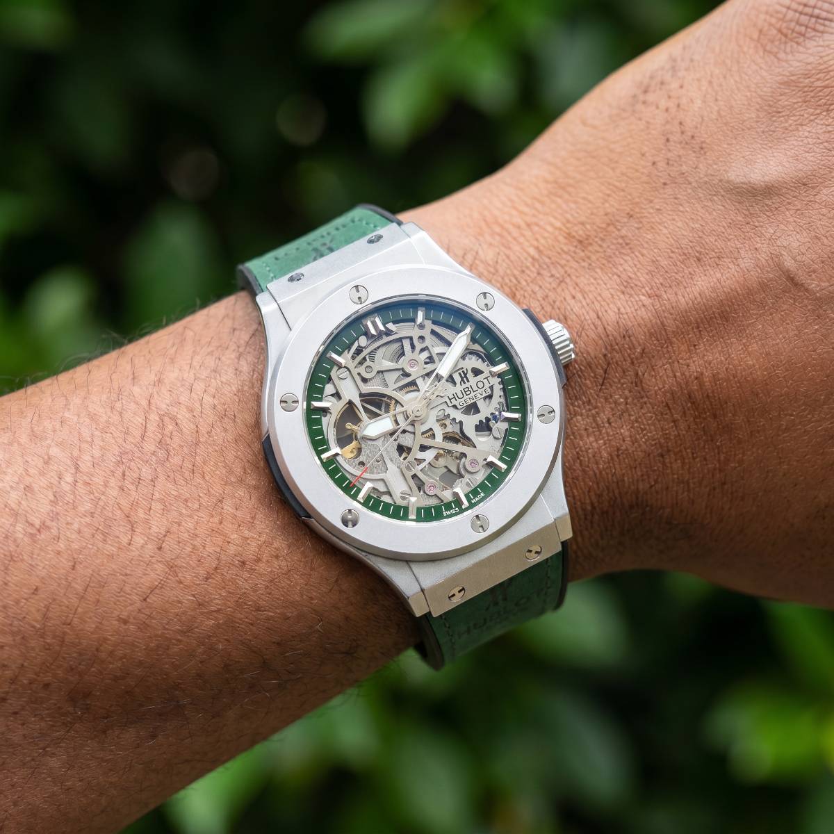 Hublot Classic Fusion Skeleton Titanium G GREY view 2