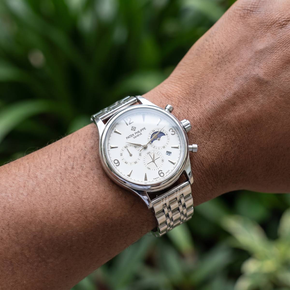 Patek Philippe Grand Complications Chronograph SILVER view 2