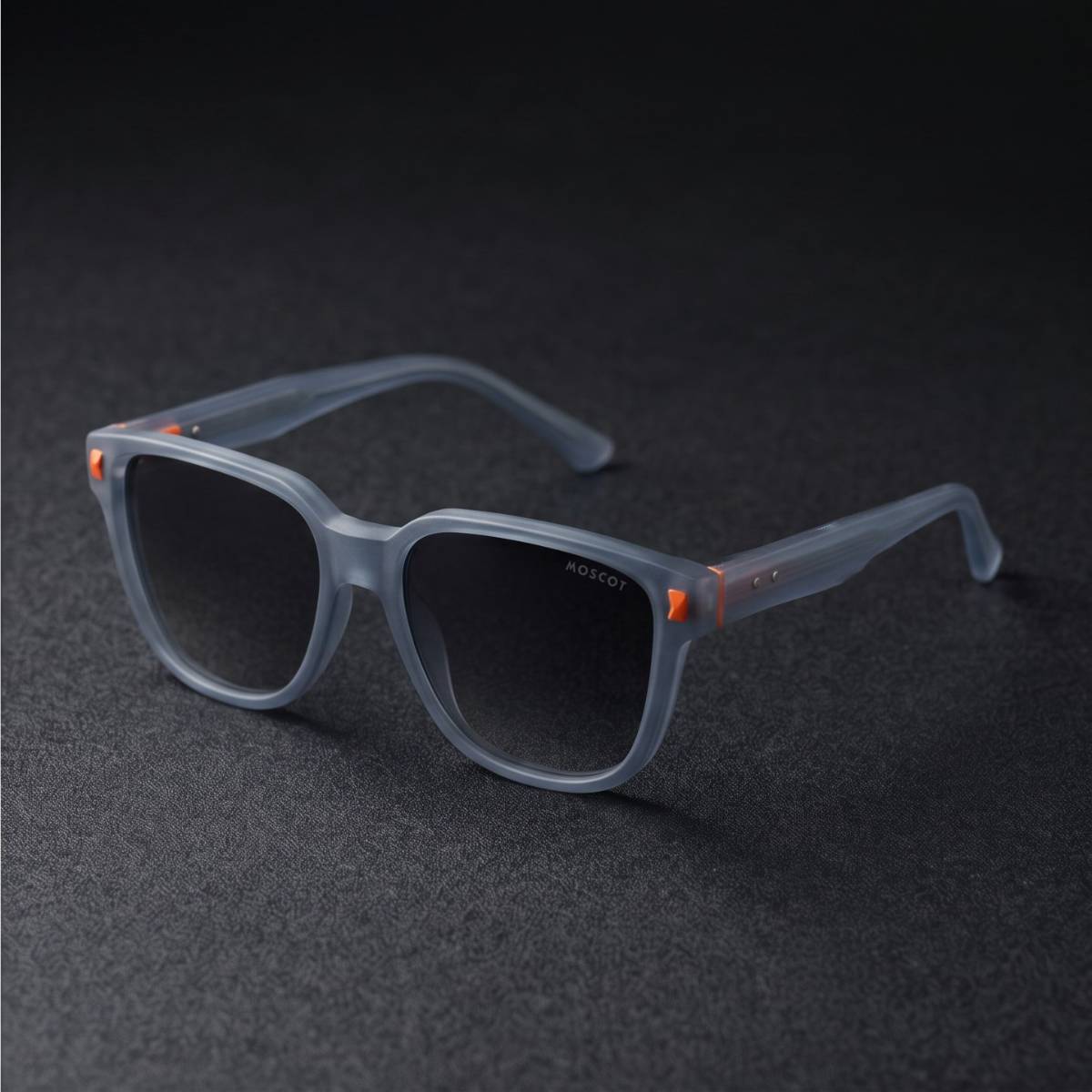 Moscot Matte Blue Sunglasses view 2
