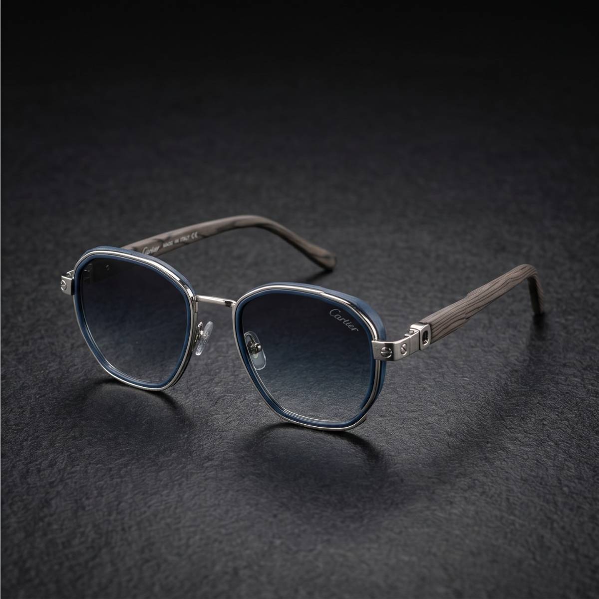 Cartier Santos Dumont Sunglasses BLUE view 2