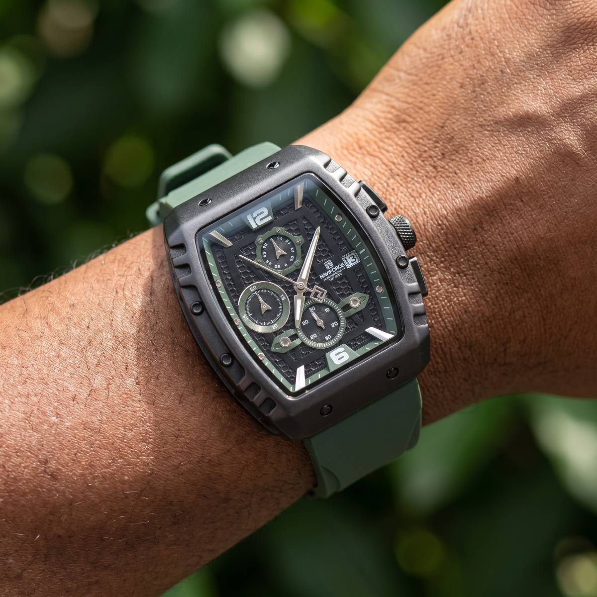 Naviforce Military Chronograph Sport Watch GREEN view 2