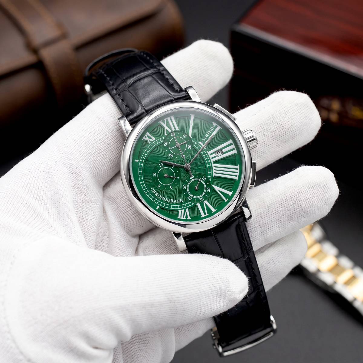 Cartier Ronde de Cartier Chronograph g,black - view 1
