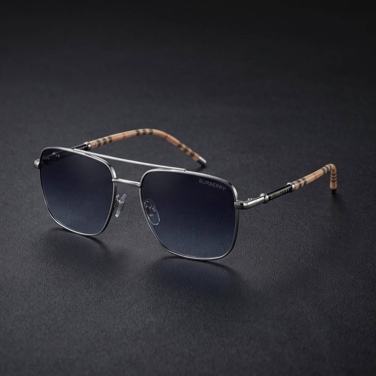 Burberry Navigator Square Sunglasses view 2