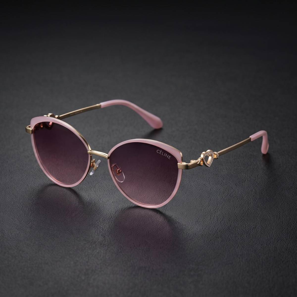 Céline Heart Cat-Eye Sunglasses view 2